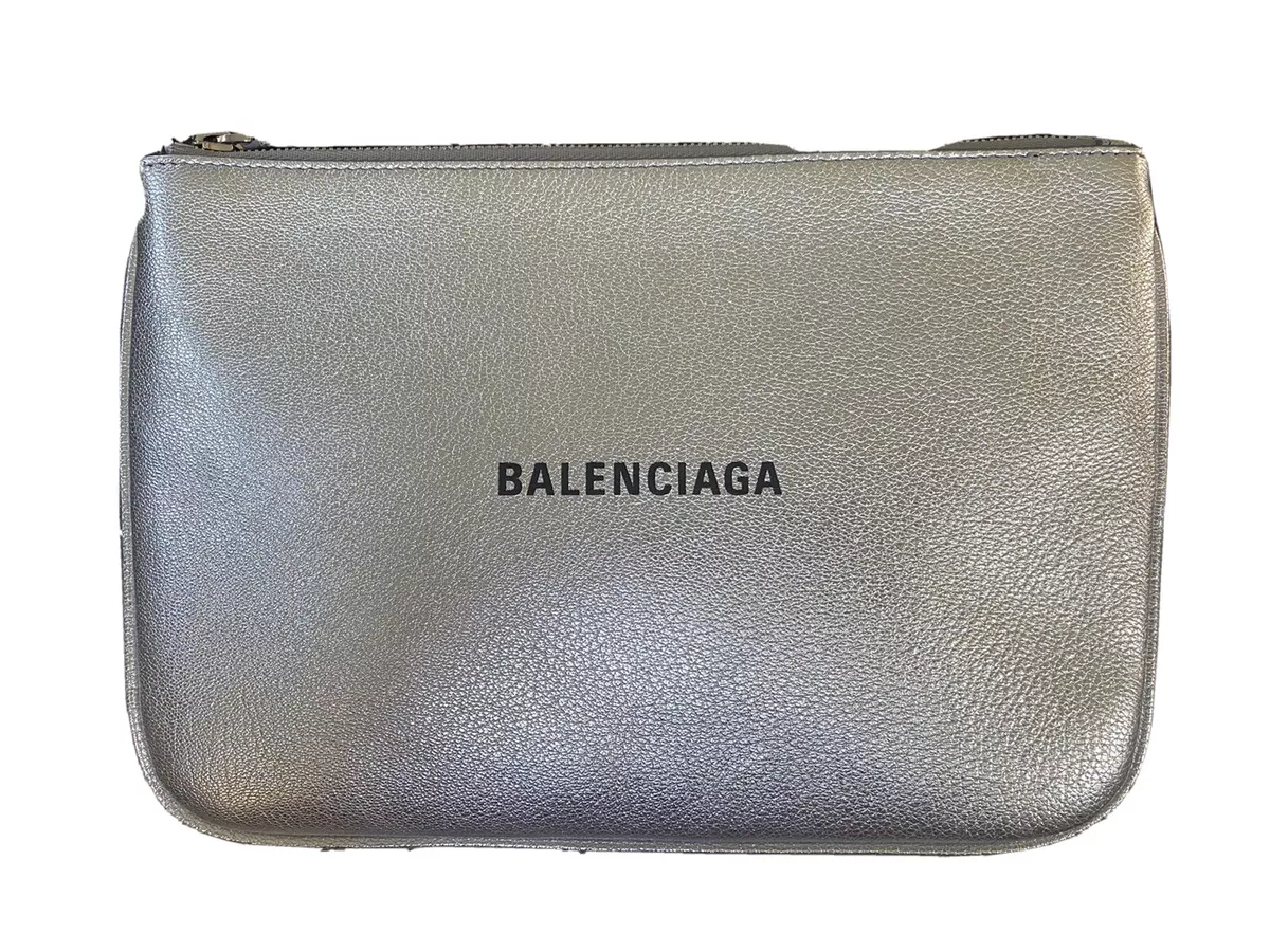 Balenciaga Silver Pouch Bag | eBay