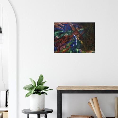 "Fate of the Animals" Franz Marc - Canvas Home Decor Wall Art Print - Picture 11 of 22