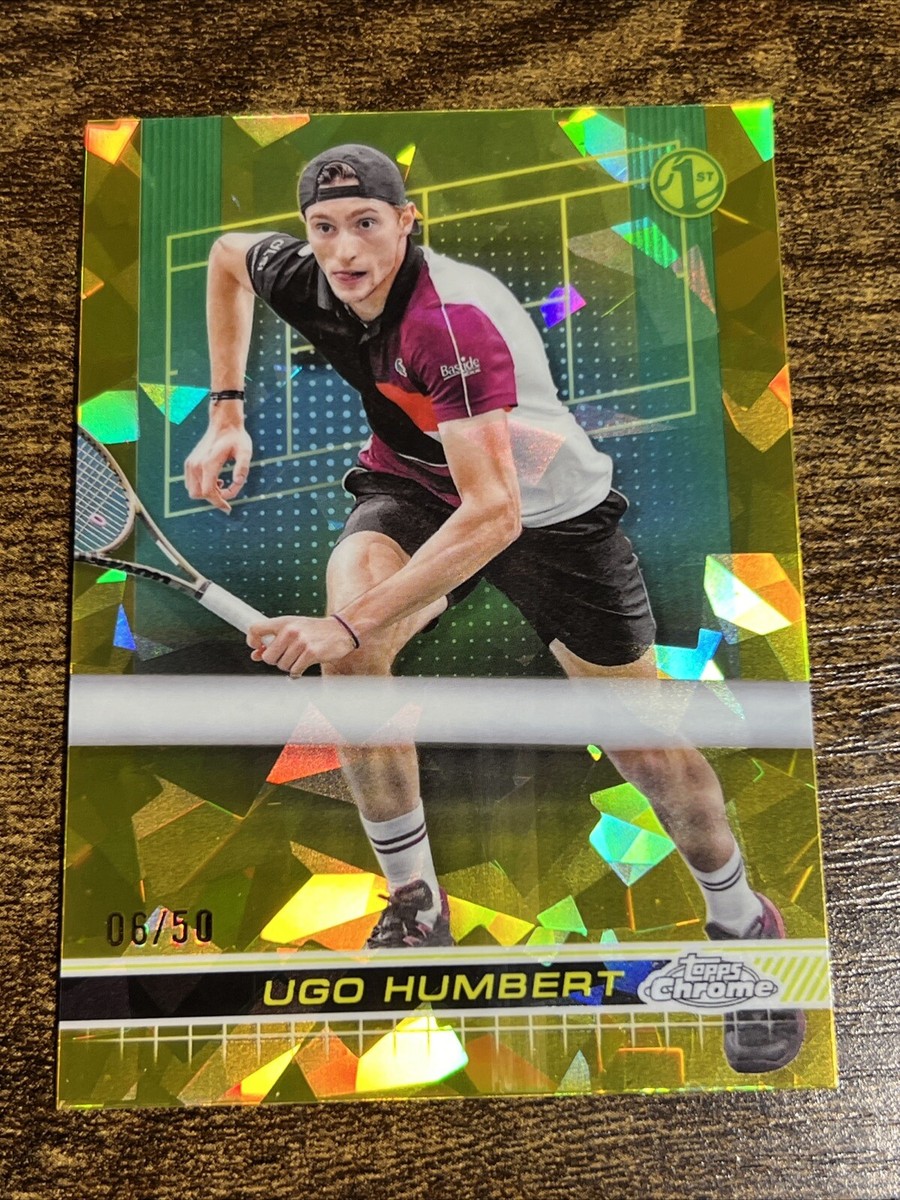 UGO HUMBERT 2024 Topps Chrome Tennis Sapphire Gold Ice Refractor