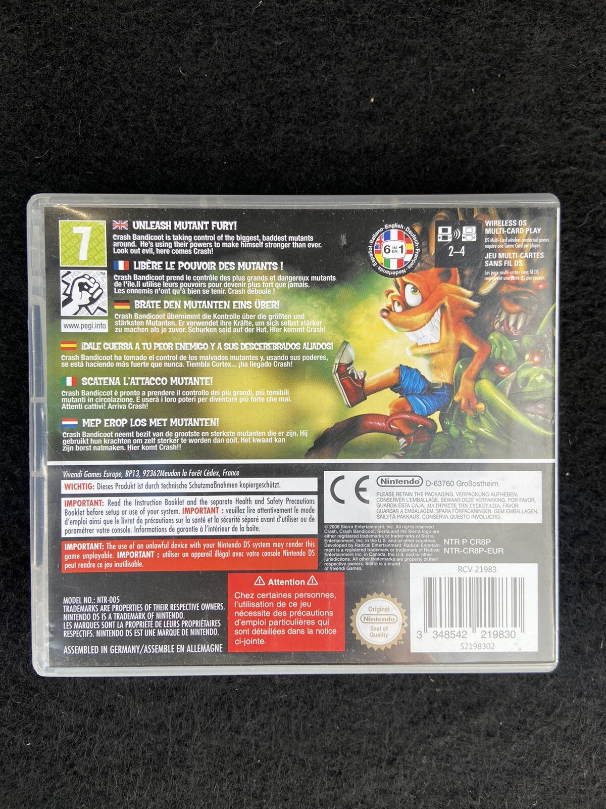 Crash Bandicoot Mind Over Mutant (Nintendo DSDSi2DS3DSXL) eBay