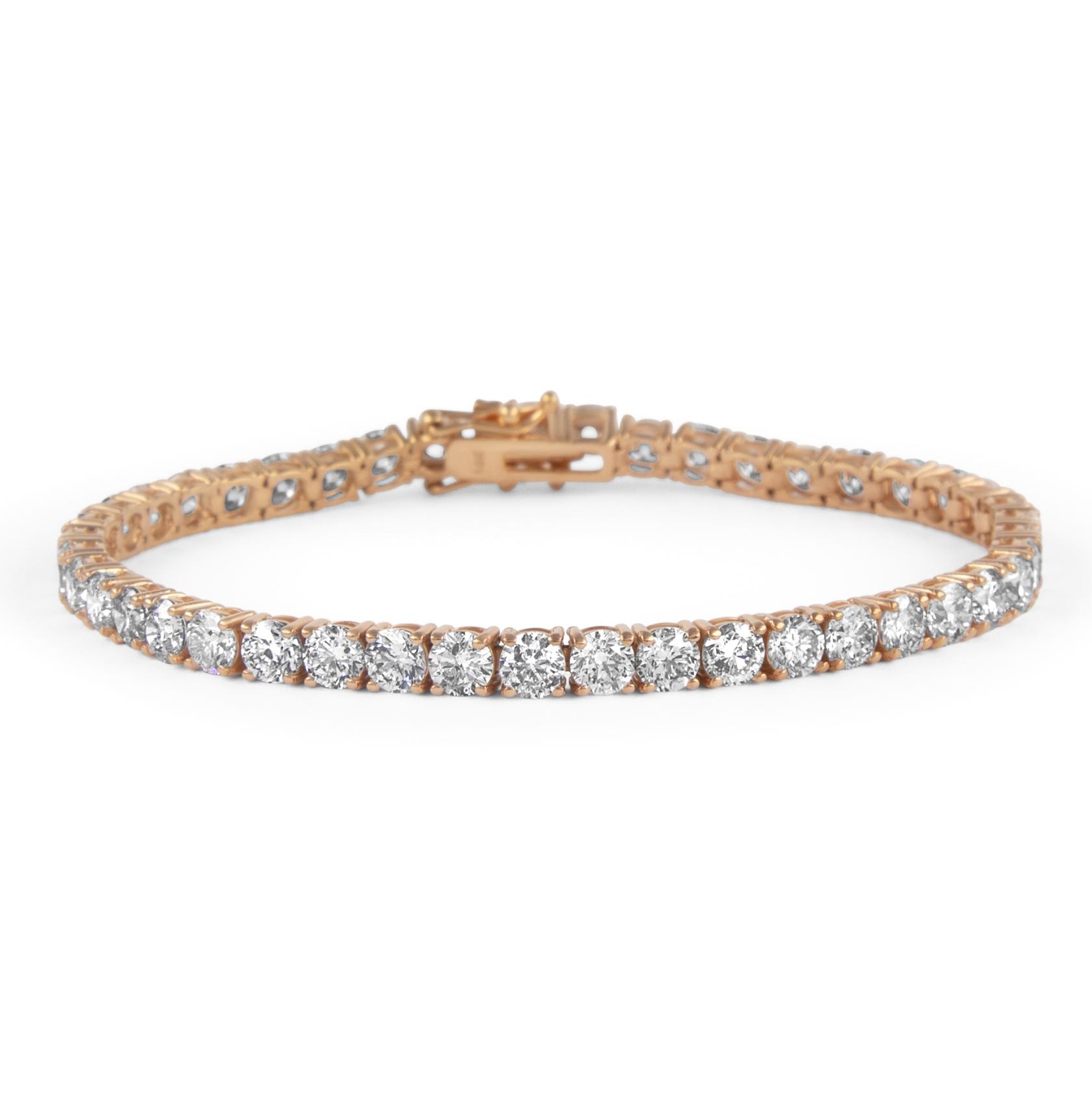 Alexander Beverly Hills 13.04ct Diamond Tennis Bracelet Rose Gold