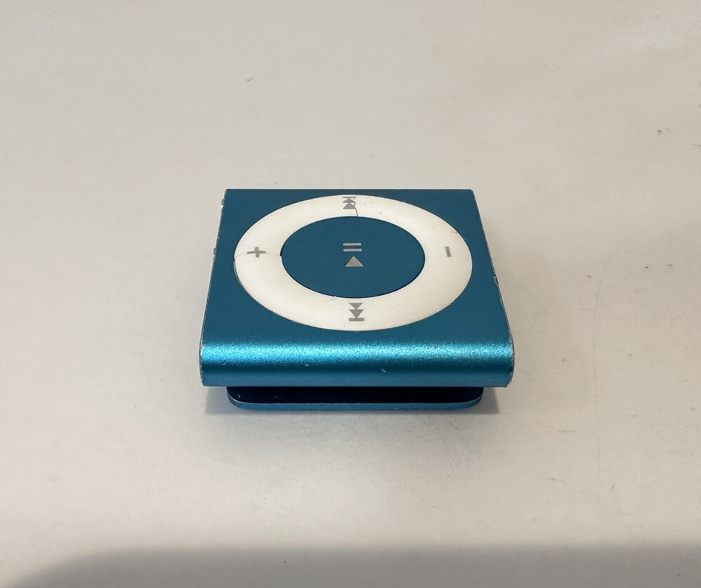 Apple iPod Shuffle 4th Generation Blue (2 GB) Works Great | eBay