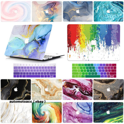 Marble Case For Macbook Pro 14'' A3112/A3185/A3401 16 Inch A3403/A3186 M4 2024