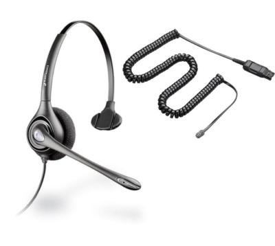 P261N-U10P Headset for Polycom Avaya Nortel Toshiba Aastra NEC Aspire Hybrex GE