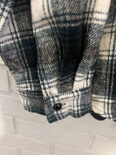 BTFBM Women Corduroy Shacket Jacket 2023 Long Sleeve Button Down Casual Plaid Fl - Picture 8 of 11