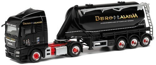 MAN TGX XLX E6c Herpa Silo Melmer idéal pour décor de réseau ferroviaire HO