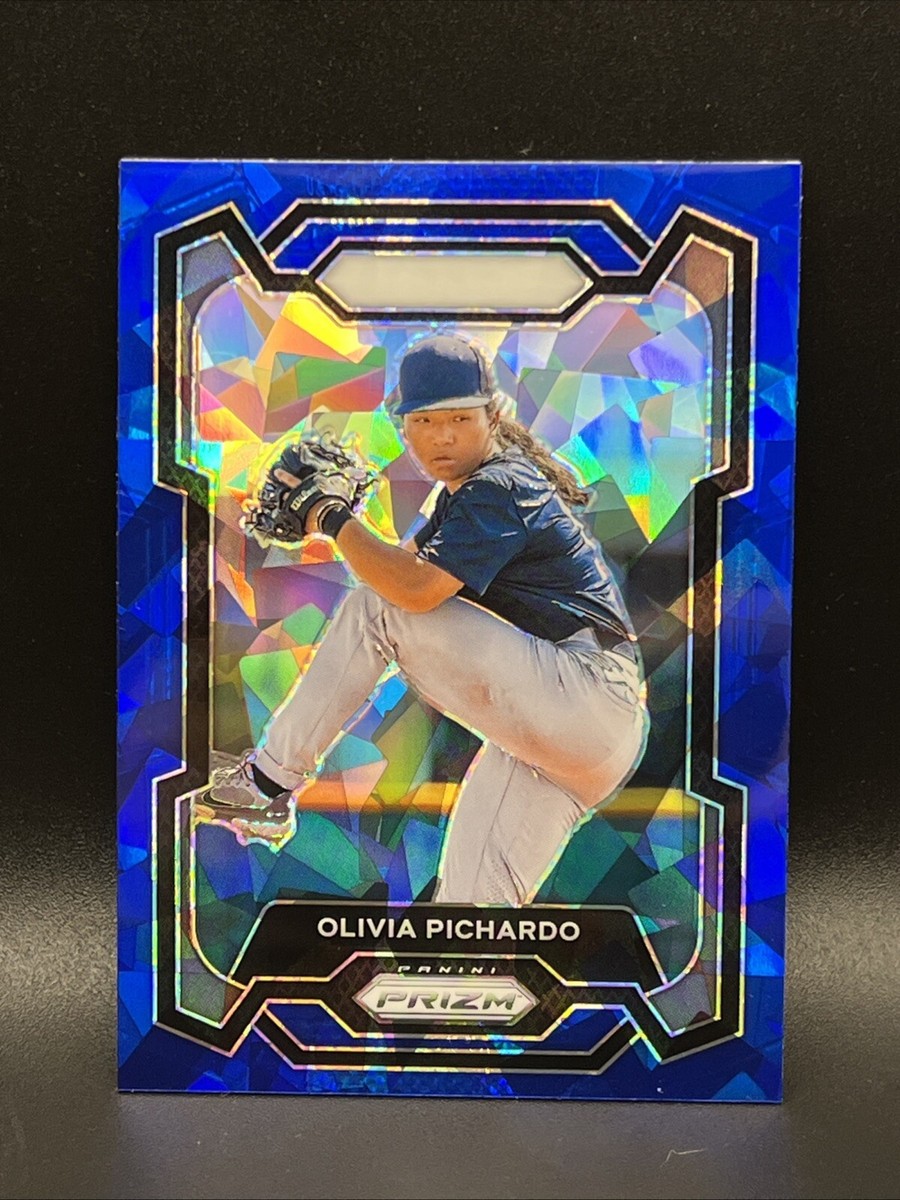 Olivia Pichardo 2024 Panini Prizm Blue Ice Prizm #196 Brown