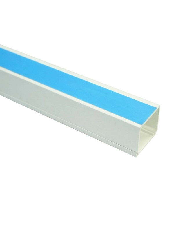Self Adhesive Mini Trunking White PVC Electrical Cable Conduit Wire Channel UK eBay
