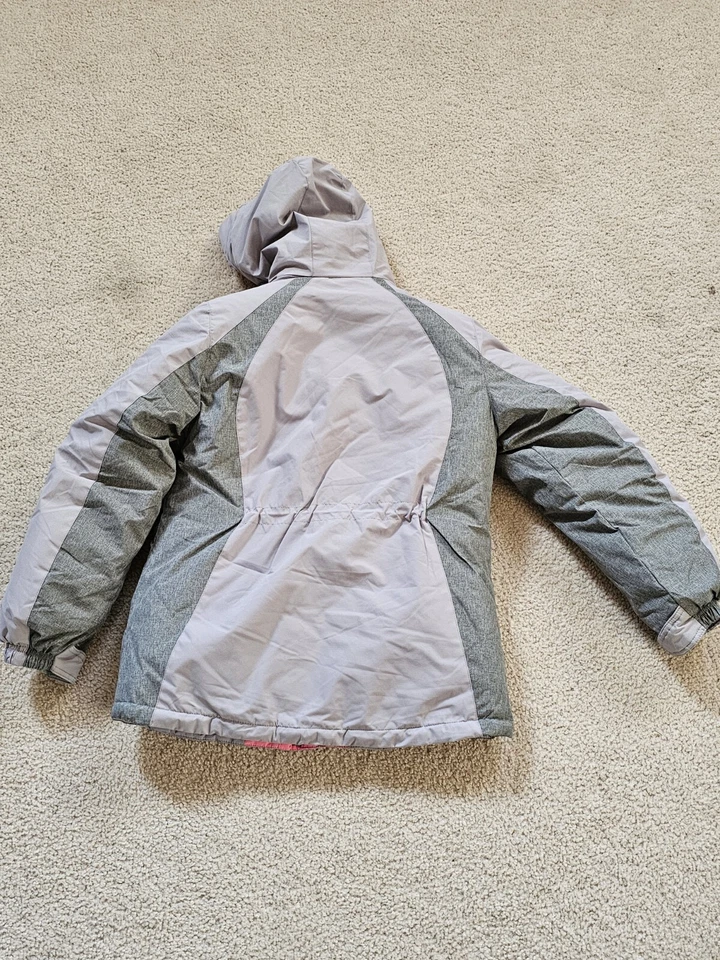 Abrigo Chaqueta Gerry 3 en 1 Niñas Grande 14-16 Gris Rosa Con Capucha Cremallera Completa -DEFECTUOSO  Foto 2 de 4