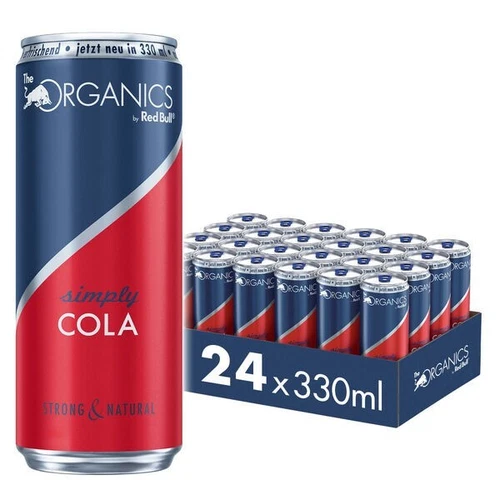 Red Bull Organics Simply Cola, Disposable Deposit, ORGANIC - 24x0.33L Can