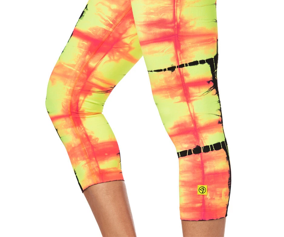 Tie dye for zumba capri best sale leggings