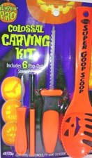 Fun World Pumpkin Pro Orange Colossal Carving Kit 10 Packs Piece 5 Packs