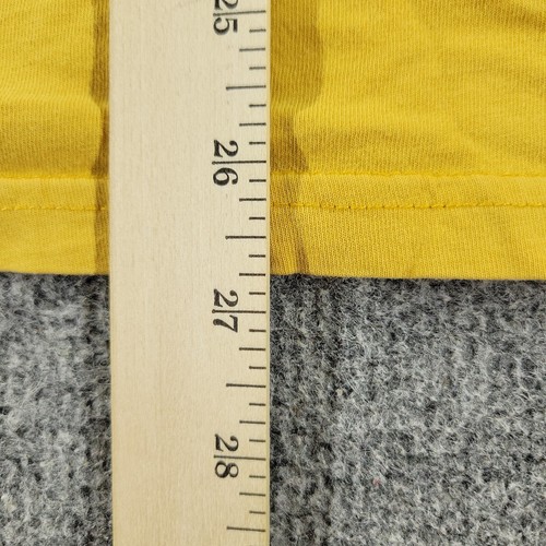 Volcom Shirt Men's Small Yellow Logo Graphic Tee Short Sleeve Crew Neck Adult S - Picture 12 of 13