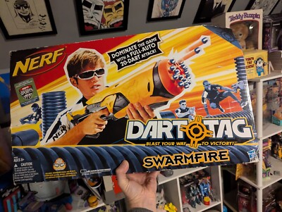 NERF Dart Tag Swarmfire Blaster 2010 28509 Action Sport - New In Box