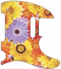 Telecaster Pickguard Custom Fender Tele 8 Hole Guitar Pick Guard Flower Power