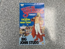 WWF LJN BIG JOHN STUDD WRESTLING SUPERSTARS VINTAGE FIGURE POSTER
