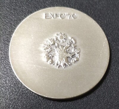 Japan Osaka Expo'70 Commemorative 2 Medals, Silver Sv925 ＆ Bronze