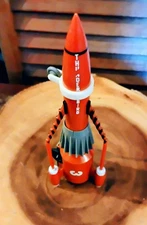 VINTAGE THUNDERBIRD 3 TB3 Rocket Toy 1960s Matchbox Lesney Made in Hong Kong