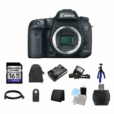 Canon EOS 7D Mark II DSLR Camera 16GB Full Kit