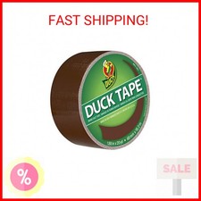 Duck Brand 1304965 Color Duct Tape, Single Roll, Brown, 60 Foot