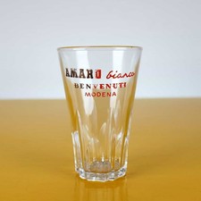 Bicchiere vintage Amaro Bianco Benvenuti Modena