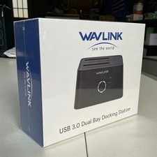 WAVLINK Dual Bay 2.5/3.5 HDD SSD Docking Stat...