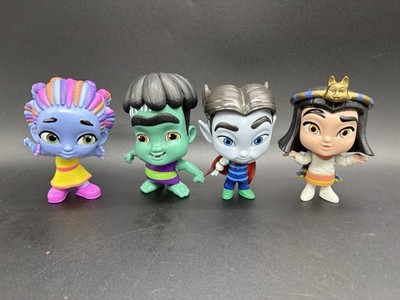 Netflix SUPER MONSTERS 4'' Figures Lot of 4 Katya Drac Cleo Frankie