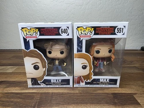 Stranger Things Funko Pops Billy #640 & Max #551