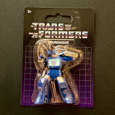 Just Play Transformers Soundwave Action Figure - Decepticon Blue/Gray 3+ 2025