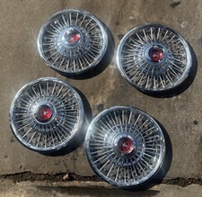 1967 1968 1969 Ford Mustang 14 Inch Wire Spoke Hubcaps 1967 1968 1969 Ford Mustang 14 Inch Wire Spoke Hubcaps