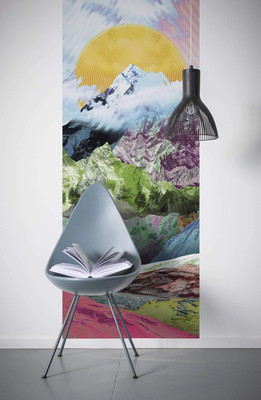 Vlies Fototapete MOUNTAIN TOP PANEL 100 x 250 cm Tapete Design Deko