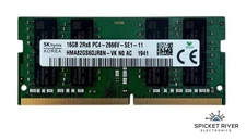 SK Hynix HMA82GS6DJR8N-VK 16GB 2Rx8 PC4-2666V DDR4 SODIMM Laptop RAM