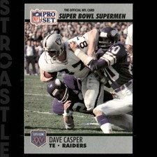 1990 Pro Set Super Bowl XXV Silver Anniversary - Dave Casper #53