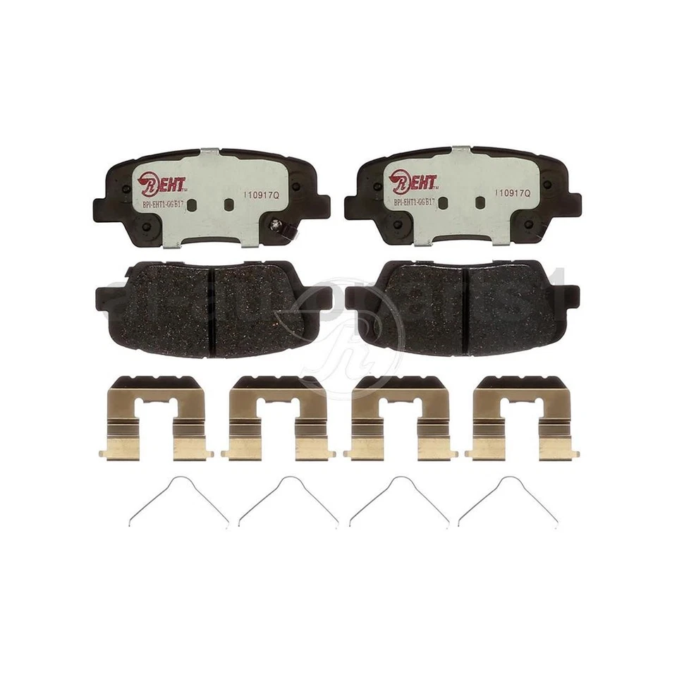 Kit de rotores de freno trasero y pastillas de freno para Hyundai Santa Fe 2017 2018 Foto 3 de 4