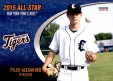 2015 New York-Penn League All-Stars #39 Tyler Alexander Southlake Texas TX Card