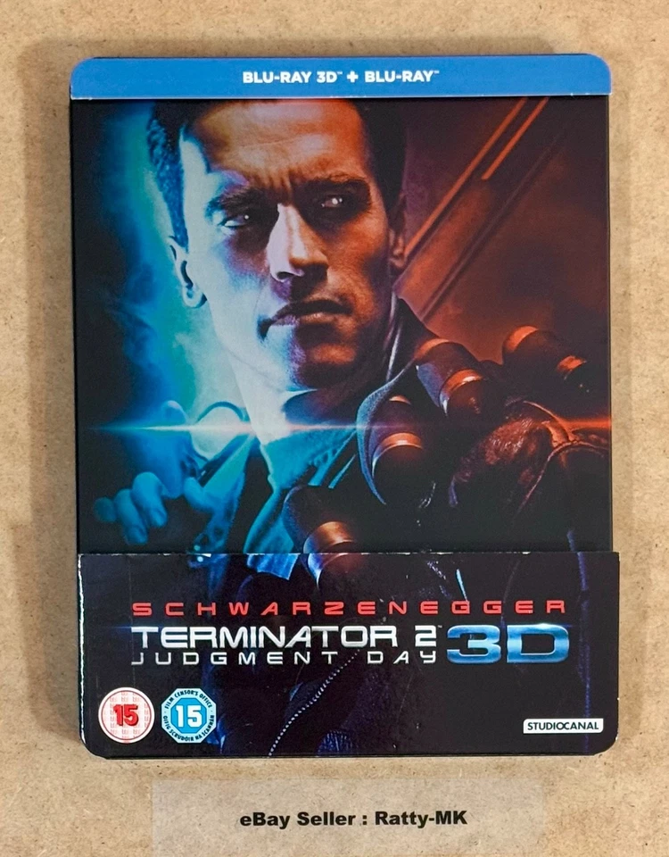 TERMINATOR 2 : JUDGMENT DAY - (UK) 3D + 2D BLU RAY STEELBOOK (READ DESCRIPTION) - Image 2 of 4