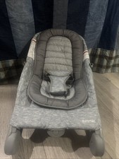 Summer by Ingenuity 99040 2-in-1 Baby Bouncer  Rocker Duo, Light Gray Tweed