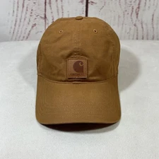 Carhartt Odessa Cap Hat Mens Camel Brown Canvas Cotton Adjustable Work Utility