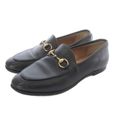 Gucci Bit Loafer Leather Black Women's Size EU34.5/US4.5