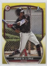 2023 Bowman Prospects Yellow /75 Abdias De La Cruz #BP-34 17dp