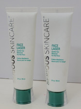 2 pk SERIOUS SKINCARE FACE LASER Gentle Hair Remover for the Face 2 fl oz SEALED