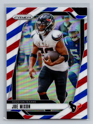 #ad #ad Joe Mixon 2024 Panini Prizm Red White and Blue #112 Football $0.99