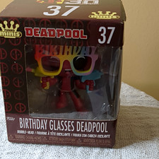 Funko Marvel Funko Minis Deadpool Birthday Glasses Vinyl Bobblehead 37