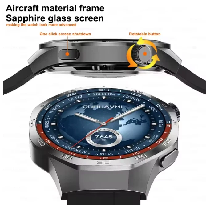 Huawei Watch GT5 Pro 2025 Smartwatch Uomo AMOLED GPS NFC Chiamate - Bild 4 von 4