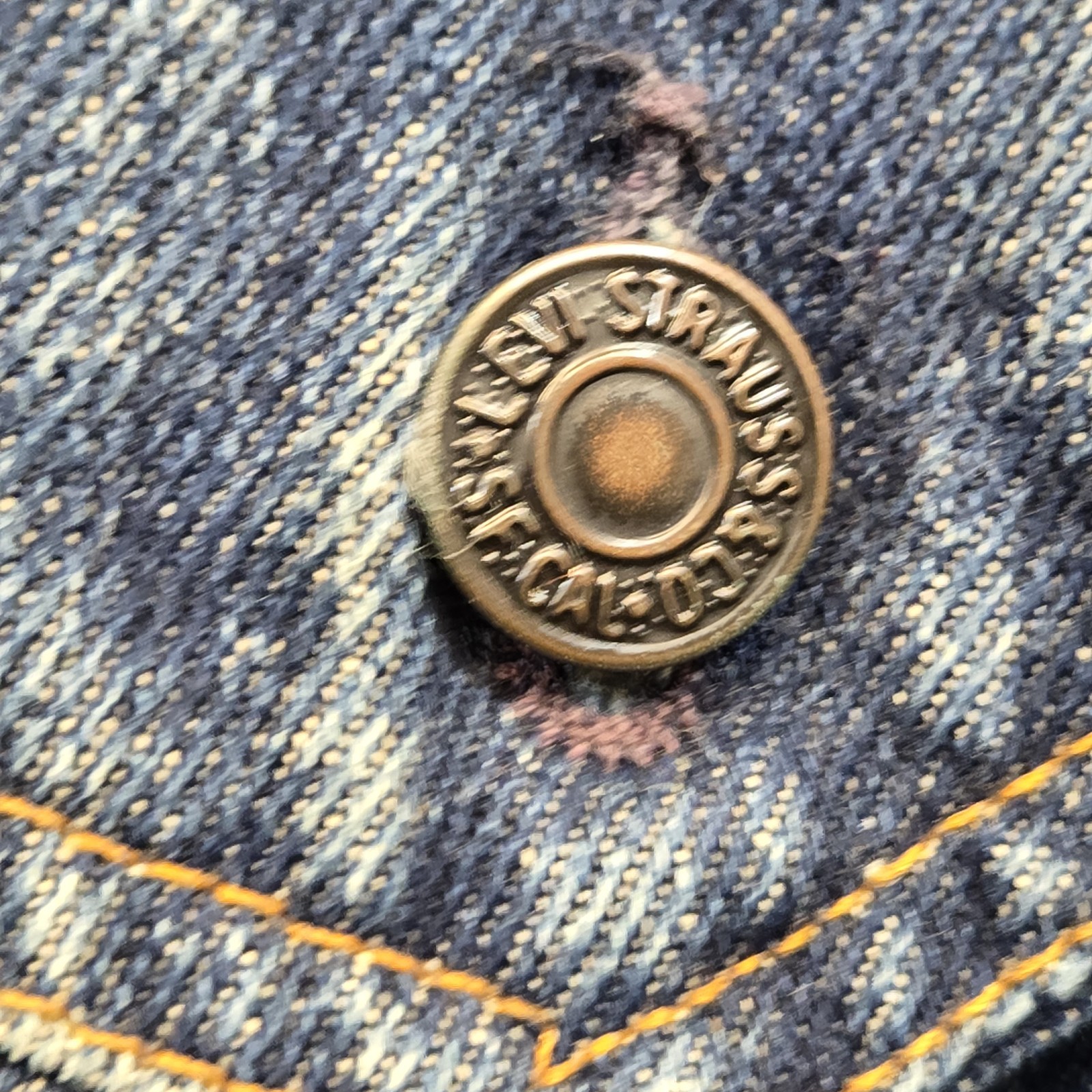 Vintage Levi's 70506-0216 Trucker Jacket Mens 36 Blue Jean Denim Made in USA 90s thumbnail 19