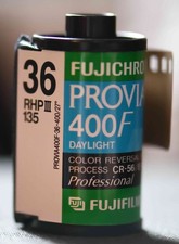 2x Fujichrome Provia 400f iso 36exp 35mm film