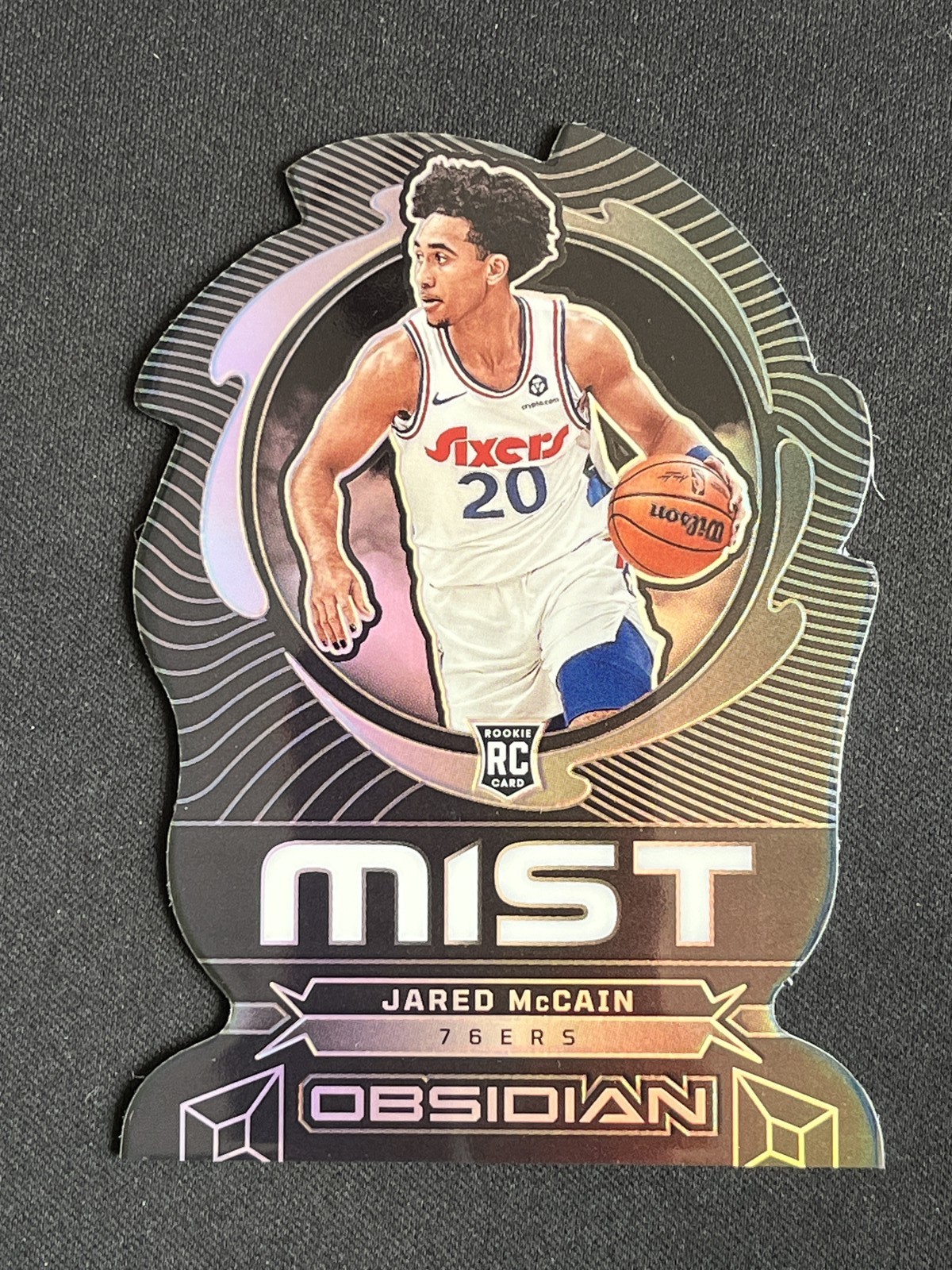 2024-25 Panini Obsidian Jared McCain #12 RC Rookie MIST Case Hit SSP