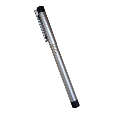 LAMY Logo Brushed Stainless Steel Fountain Pen - Untested / As Is /