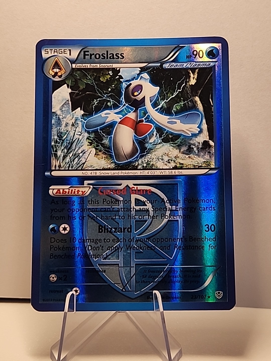 Froslass (Team Plasma) 23/101 Plasma Blast Reverse Holo Pokémon TCG LP 