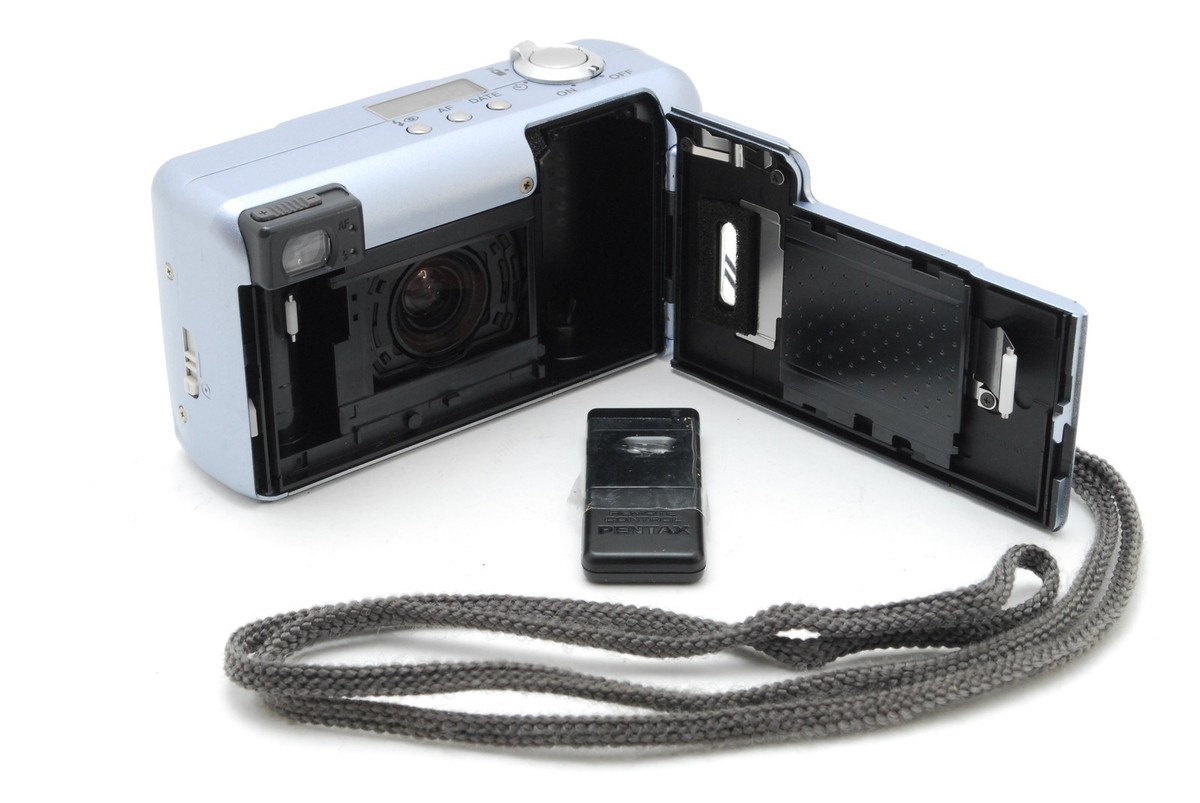 Near Mint】Pentax ESPIO 120SW II Blue Point & Shoot 35mm